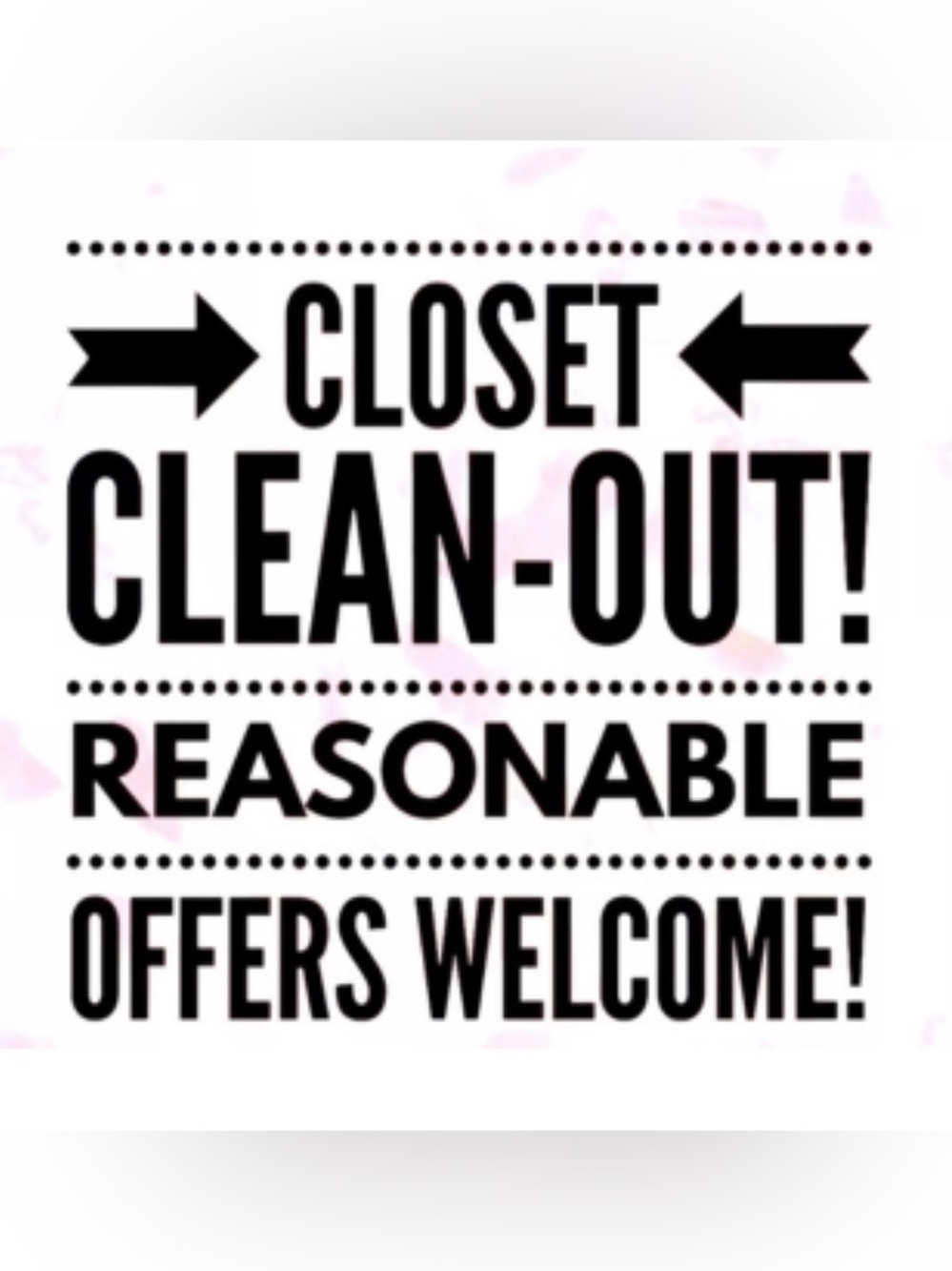 Closet Clean Out!